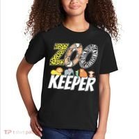 Zookeeper Costume African Savanna Zoo Keeper Animals Lover Kids T-Shirt thumb 2