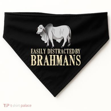 Zebu Cow Brahman Bull Cattle Mini USA-Made Doggie Bandana