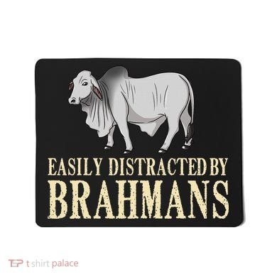 Zebu Cow Brahman Bull Cattle Mini Mousepad