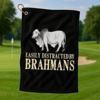Zebu Cow Brahman Bull Cattle Mini Golf Towel thumb 1