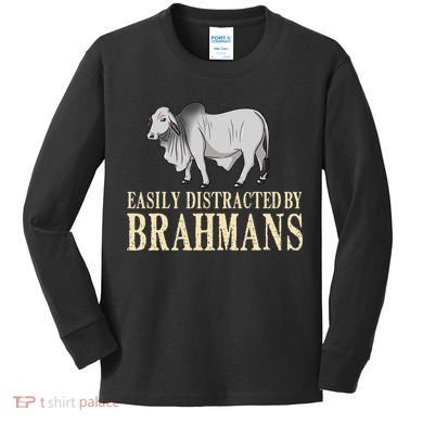 Zebu Cow Brahman Bull Cattle Mini Kids Long Sleeve Shirt