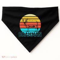 Zebu Cattle Brahma Bull Hump Dewlap Cow Indian Aurochs USA-Made Doggie Bandana thumb 0