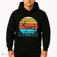 Zebu Cattle Brahma Bull Hump Dewlap Cow Indian Aurochs Hoodie thumb 2
