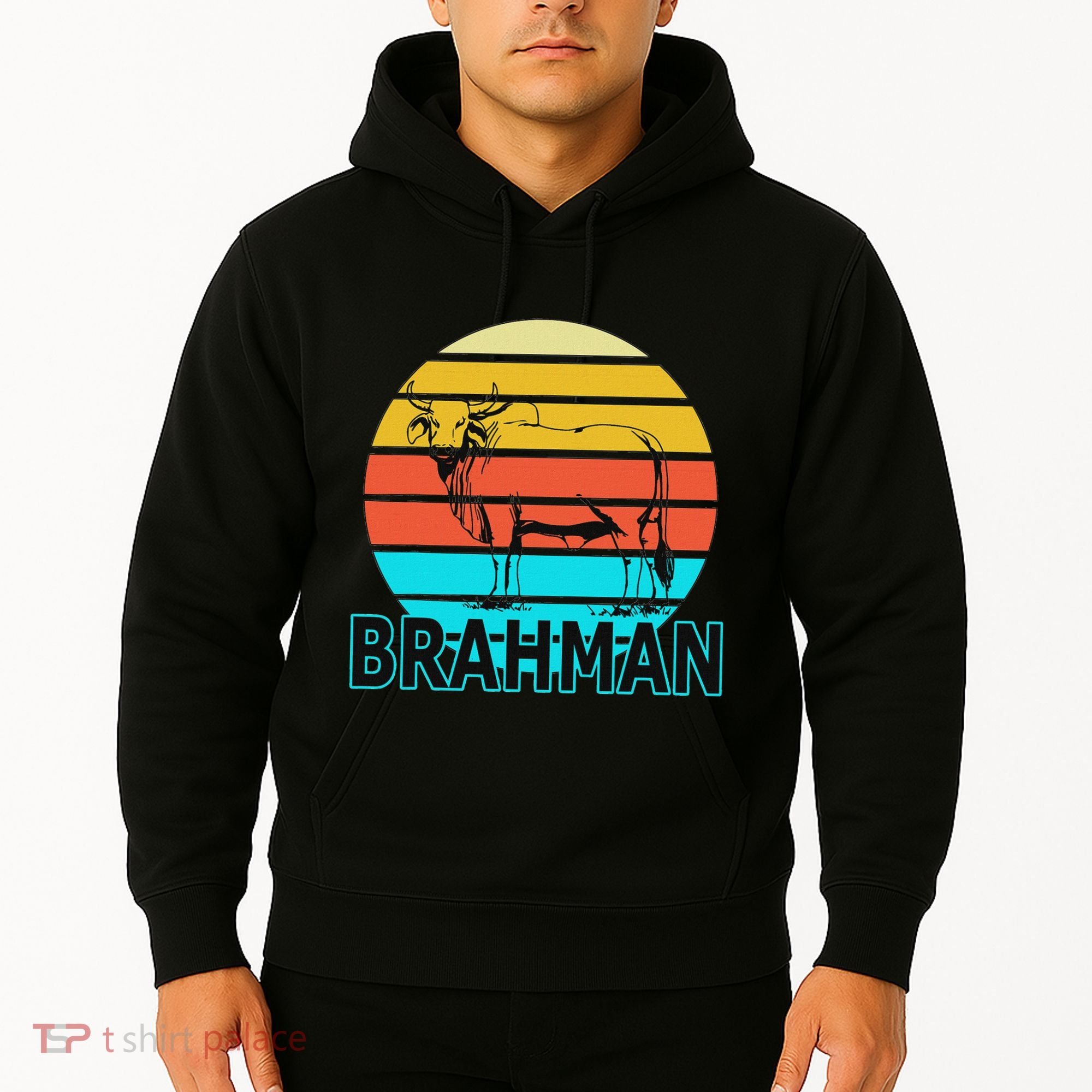 Zebu Cattle Brahma Bull Hump Dewlap Cow Indian Aurochs Hoodie