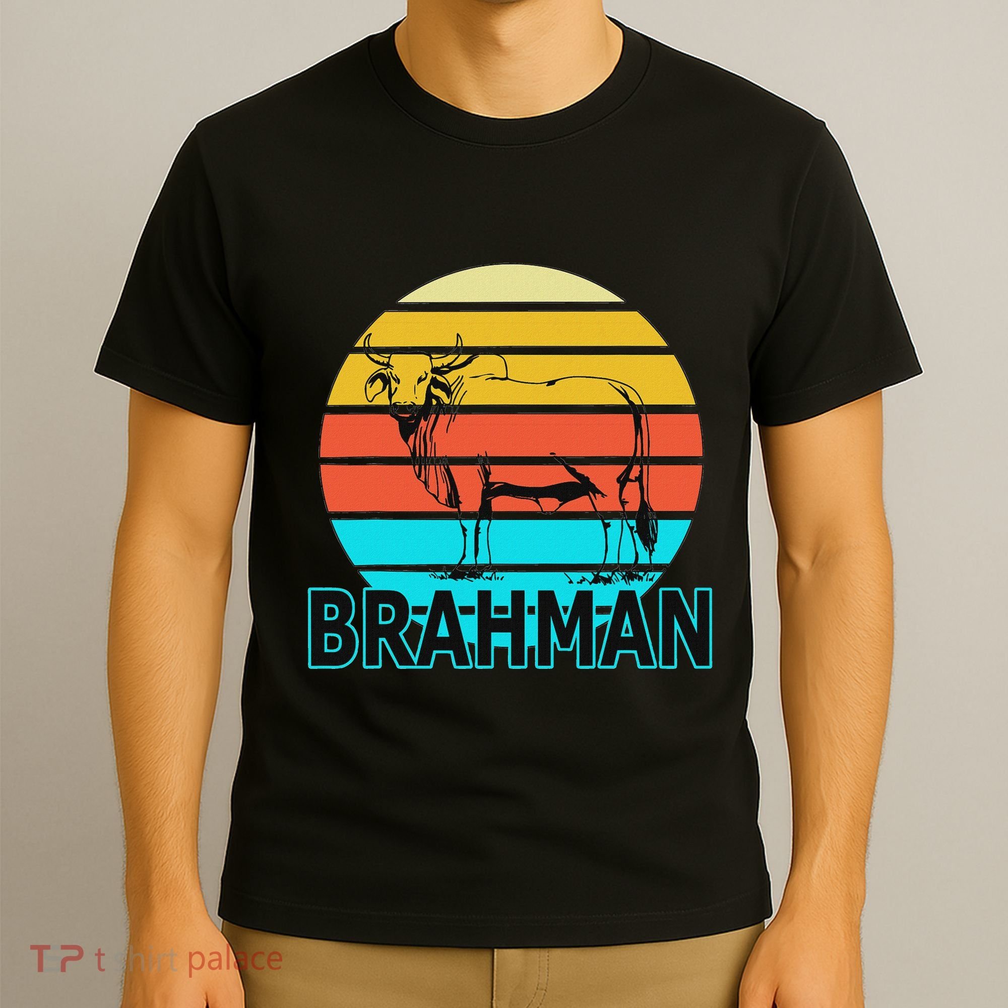 Zebu Cattle Brahma Bull Hump Dewlap Cow Indian Aurochs T-Shirt