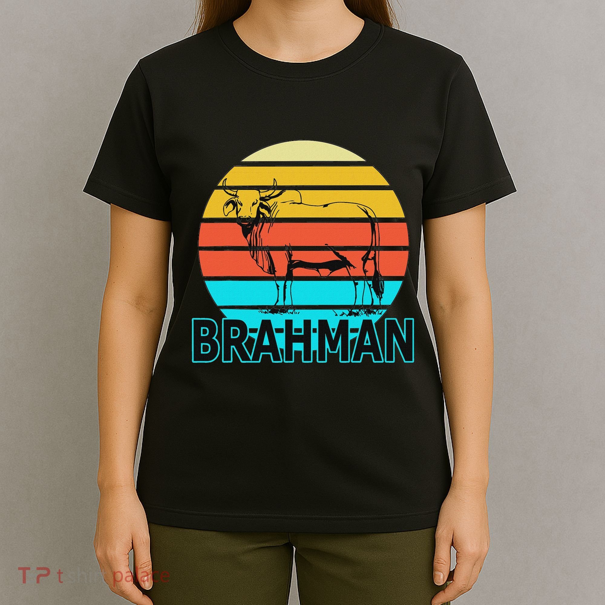 Zebu Cattle Brahma Bull Hump Dewlap Cow Indian Aurochs T-Shirt
