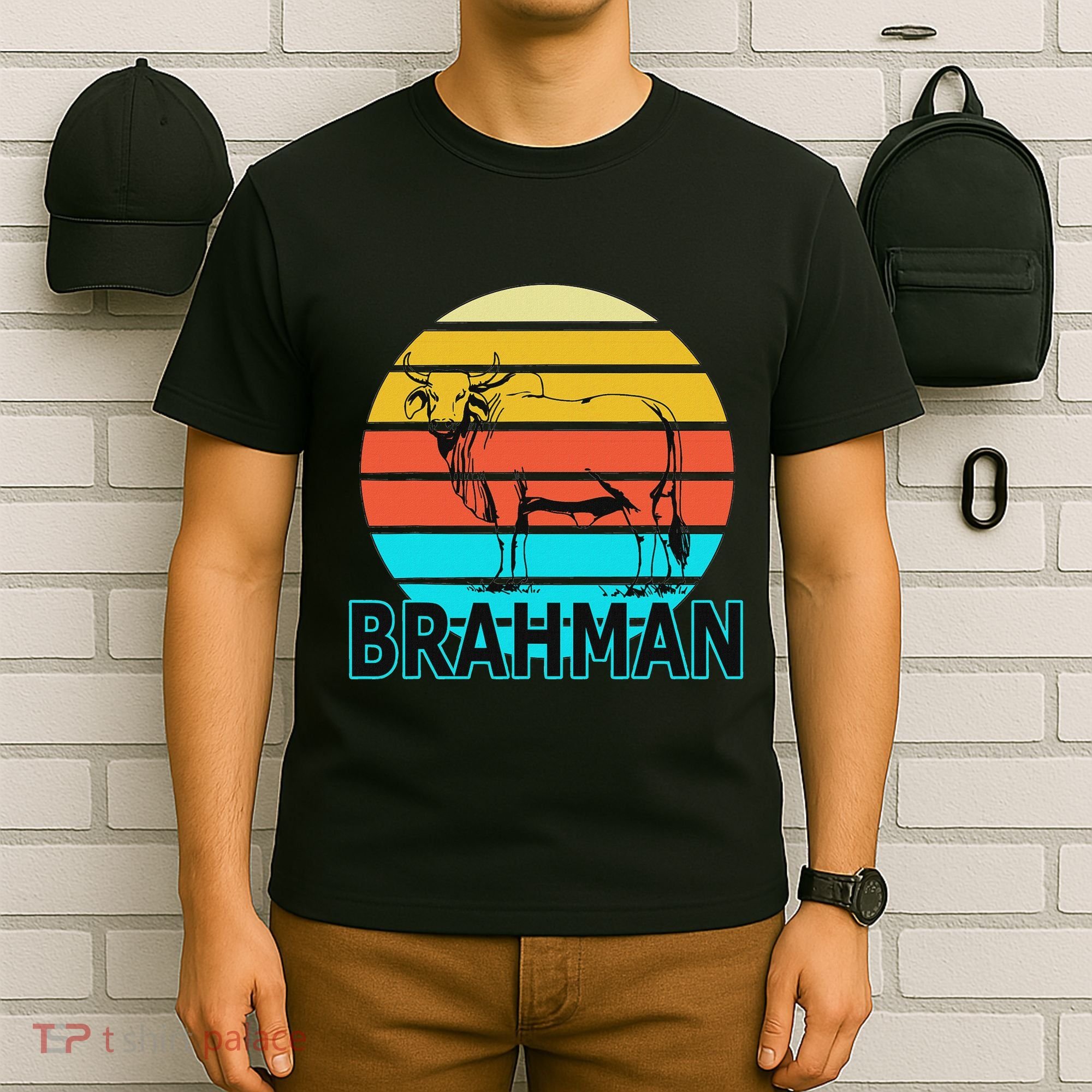 Zebu Cattle Brahma Bull Hump Dewlap Cow Indian Aurochs T-Shirt