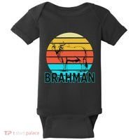 Zebu Cattle Brahma Bull Hump Dewlap Cow Indian Aurochs Baby Bodysuit thumb 0