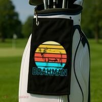 Zebu Cattle Brahma Bull Hump Dewlap Cow Indian Aurochs Golf Towel thumb 2