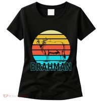 Zebu Cattle Brahma Bull Hump Dewlap Cow Indian Aurochs Women's T-Shirt thumb 0