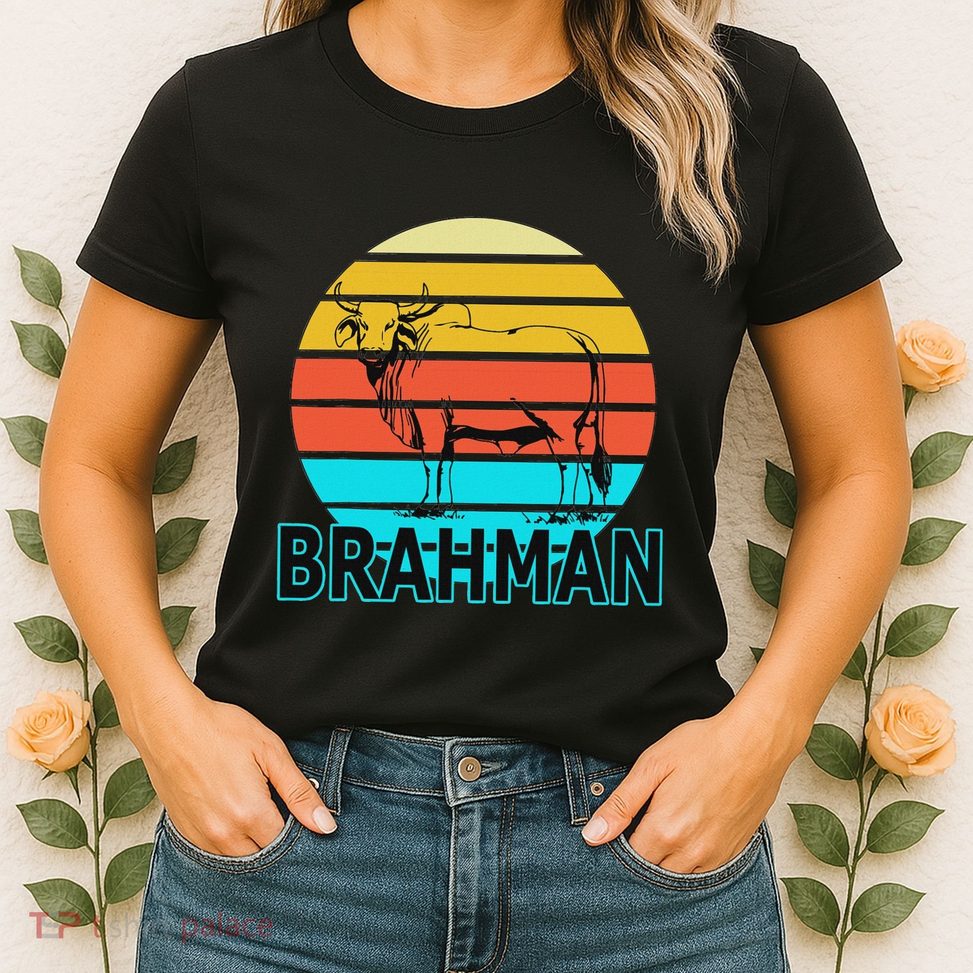Zebu Cattle Brahma Bull Hump Dewlap Cow Indian Aurochs Women's T-Shirt