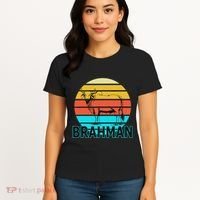 Zebu Cattle Brahma Bull Hump Dewlap Cow Indian Aurochs Women's T-Shirt thumb 4