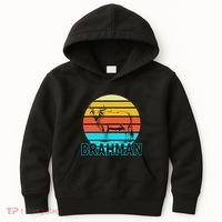 Zebu Cattle Brahma Bull Hump Dewlap Cow Indian Aurochs Kids Hoodie thumb 0