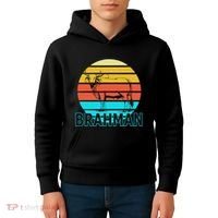 Zebu Cattle Brahma Bull Hump Dewlap Cow Indian Aurochs Kids Hoodie thumb 4