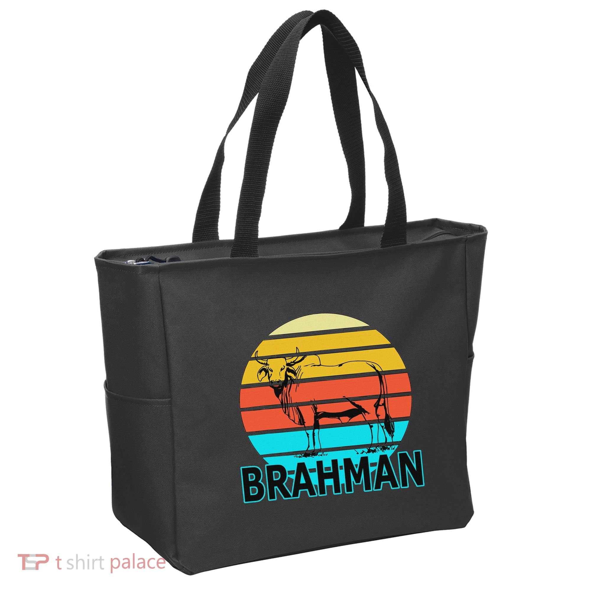Zebu Cattle Brahma Bull Hump Dewlap Cow Indian Aurochs Tote Bag