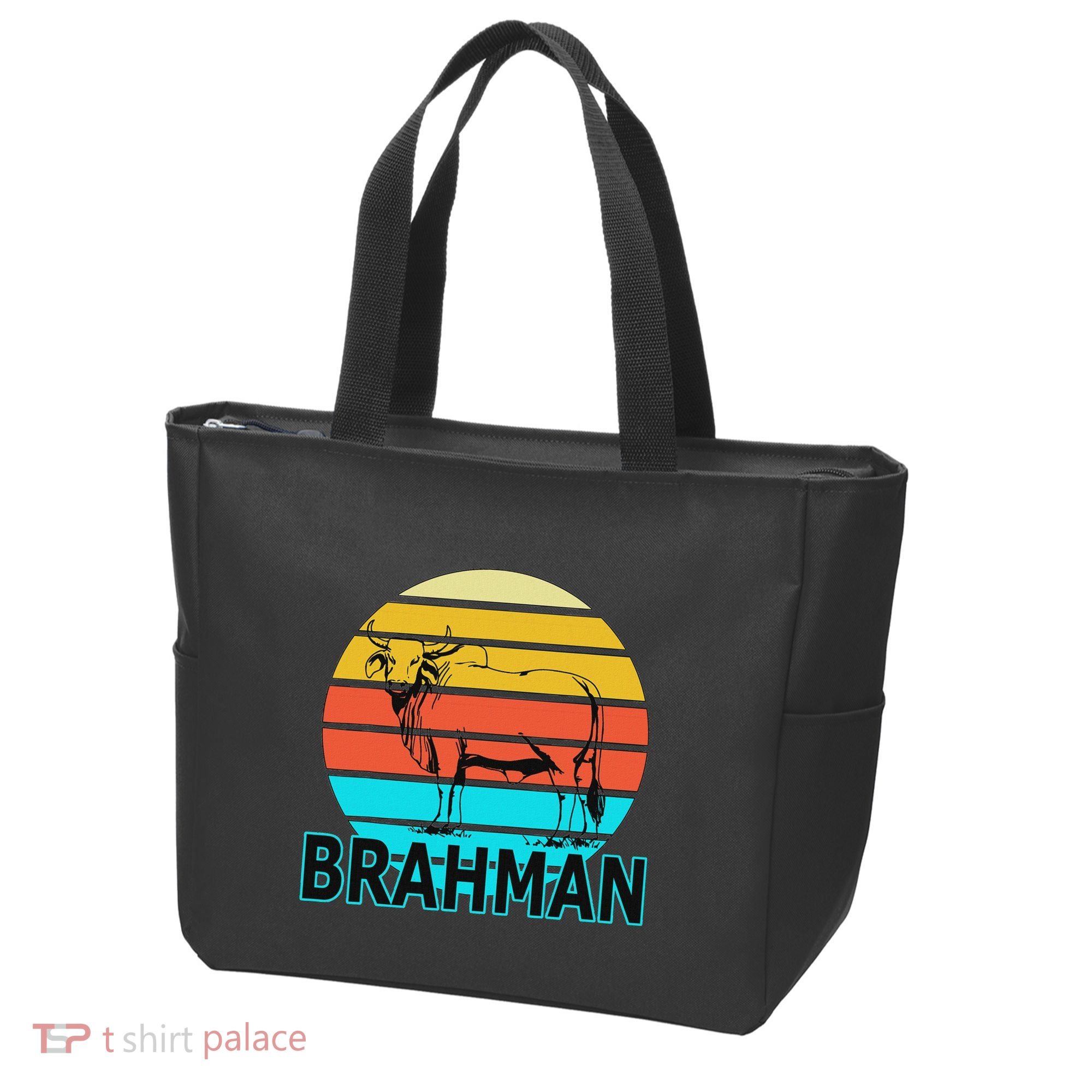 Zebu Cattle Brahma Bull Hump Dewlap Cow Indian Aurochs Tote Bag