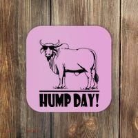 Zebu Cattle Brahma Bulls Funny Hump Day Meme Bovine Meat Coaster thumb 0