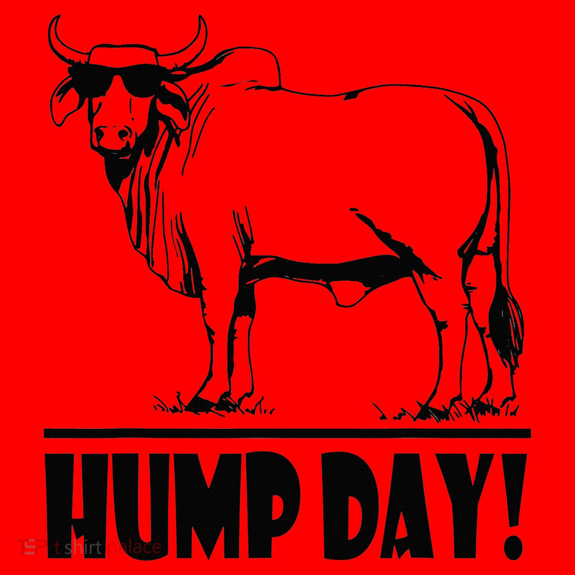 Zebu Cattle Brahma Bulls Funny Hump Day Meme Bovine Meat Santa Hat