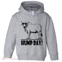 Zebu Cattle Brahma Bulls Funny Hump Day Meme Bovine Meat Toddler Hoodie thumb 0