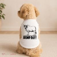 Zebu Cattle Brahma Bulls Funny Hump Day Meme Bovine Meat Doggie Tank thumb 2