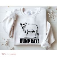 Zebu Cattle Brahma Bulls Funny Hump Day Meme Bovine Meat Sweatshirt thumb 2