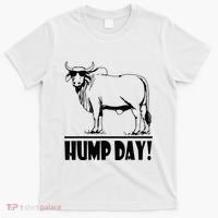 Zebu Cattle Brahma Bulls Funny Hump Day Meme Bovine Meat T-Shirt thumb 0
