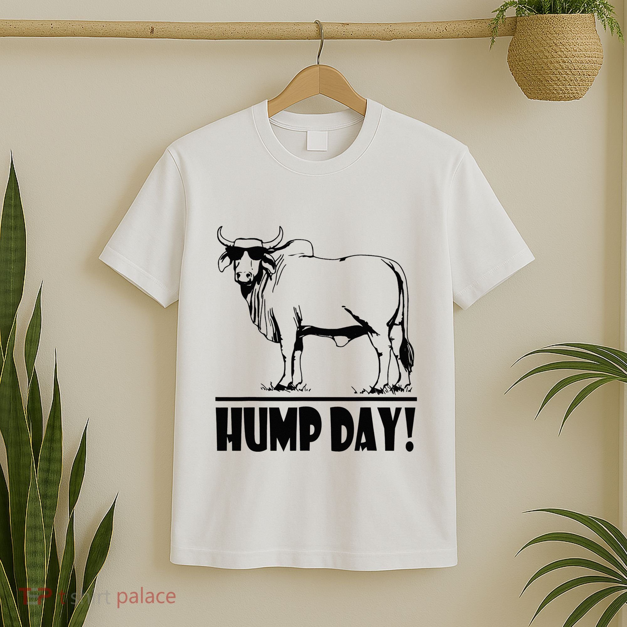 Zebu Cattle Brahma Bulls Funny Hump Day Meme Bovine Meat T-Shirt