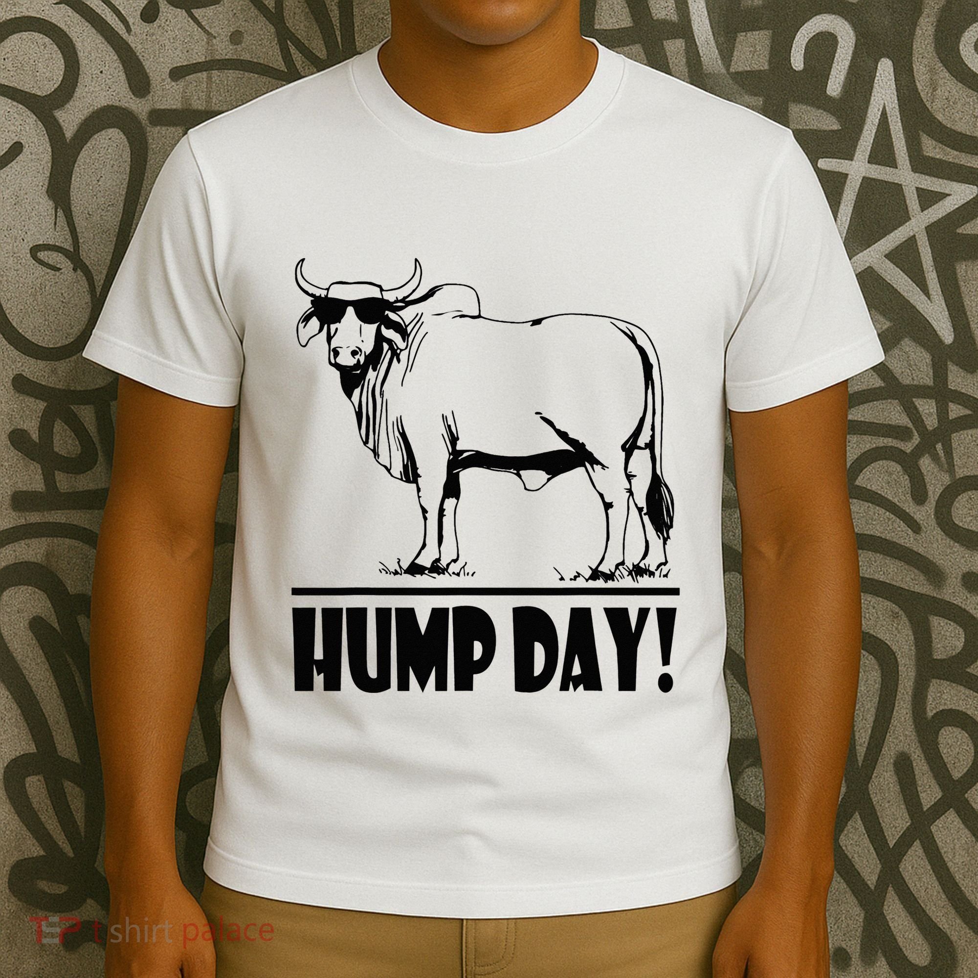 Zebu Cattle Brahma Bulls Funny Hump Day Meme Bovine Meat T-Shirt