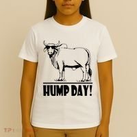 Zebu Cattle Brahma Bulls Funny Hump Day Meme Bovine Meat T-Shirt thumb 4