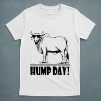 Zebu Cattle Brahma Bulls Funny Hump Day Meme Bovine Meat T-Shirt thumb 5
