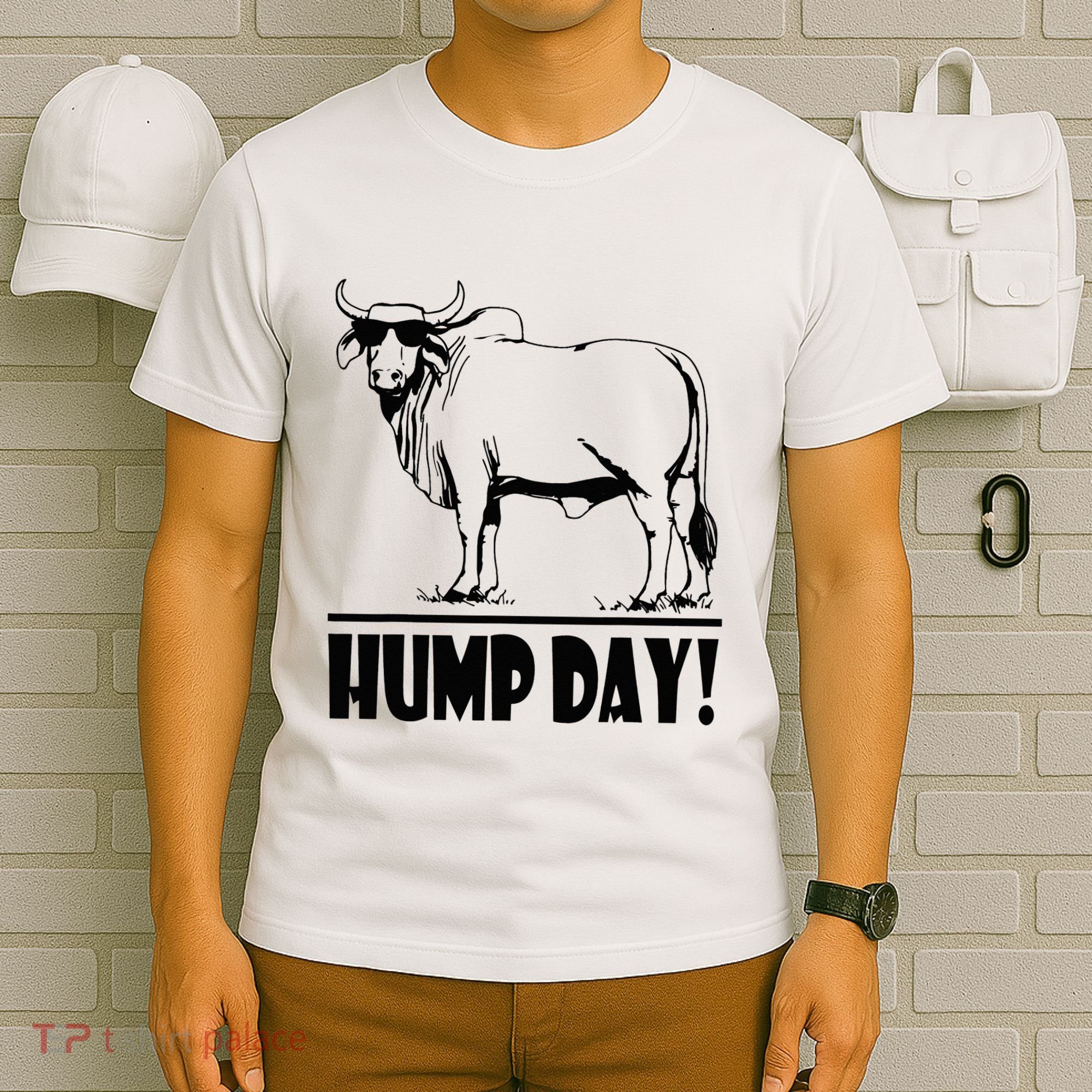 Zebu Cattle Brahma Bulls Funny Hump Day Meme Bovine Meat T-Shirt