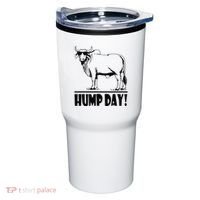 Zebu Cattle Brahma Bulls Funny Hump Day Meme Bovine Meat Tumbler thumb 0