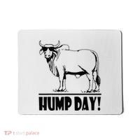 Zebu Cattle Brahma Bulls Funny Hump Day Meme Bovine Meat Mousepad thumb 0