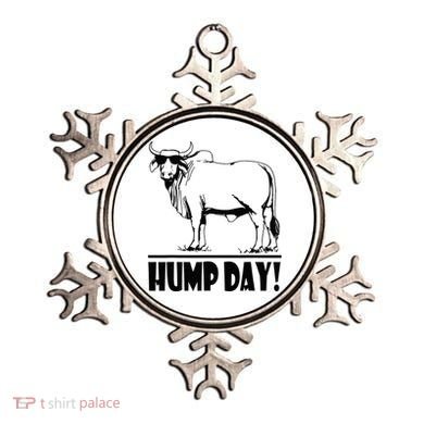 Zebu Cattle Brahma Bulls Funny Hump Day Meme Bovine Meat Ornament