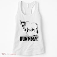 Zebu Cattle Brahma Bulls Funny Hump Day Meme Bovine Meat Women's Tank Top thumb 0