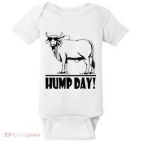 Zebu Cattle Brahma Bulls Funny Hump Day Meme Bovine Meat Baby Bodysuit thumb 0