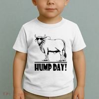 Zebu Cattle Brahma Bulls Funny Hump Day Meme Bovine Meat Toddler T-Shirt thumb 2