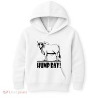 Zebu Cattle Brahma Bulls Funny Hump Day Meme Bovine Meat Kids Hoodie thumb 0