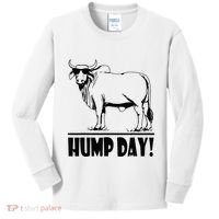 Zebu Cattle Brahma Bulls Funny Hump Day Meme Bovine Meat Kids Long Sleeve Shirt thumb 0