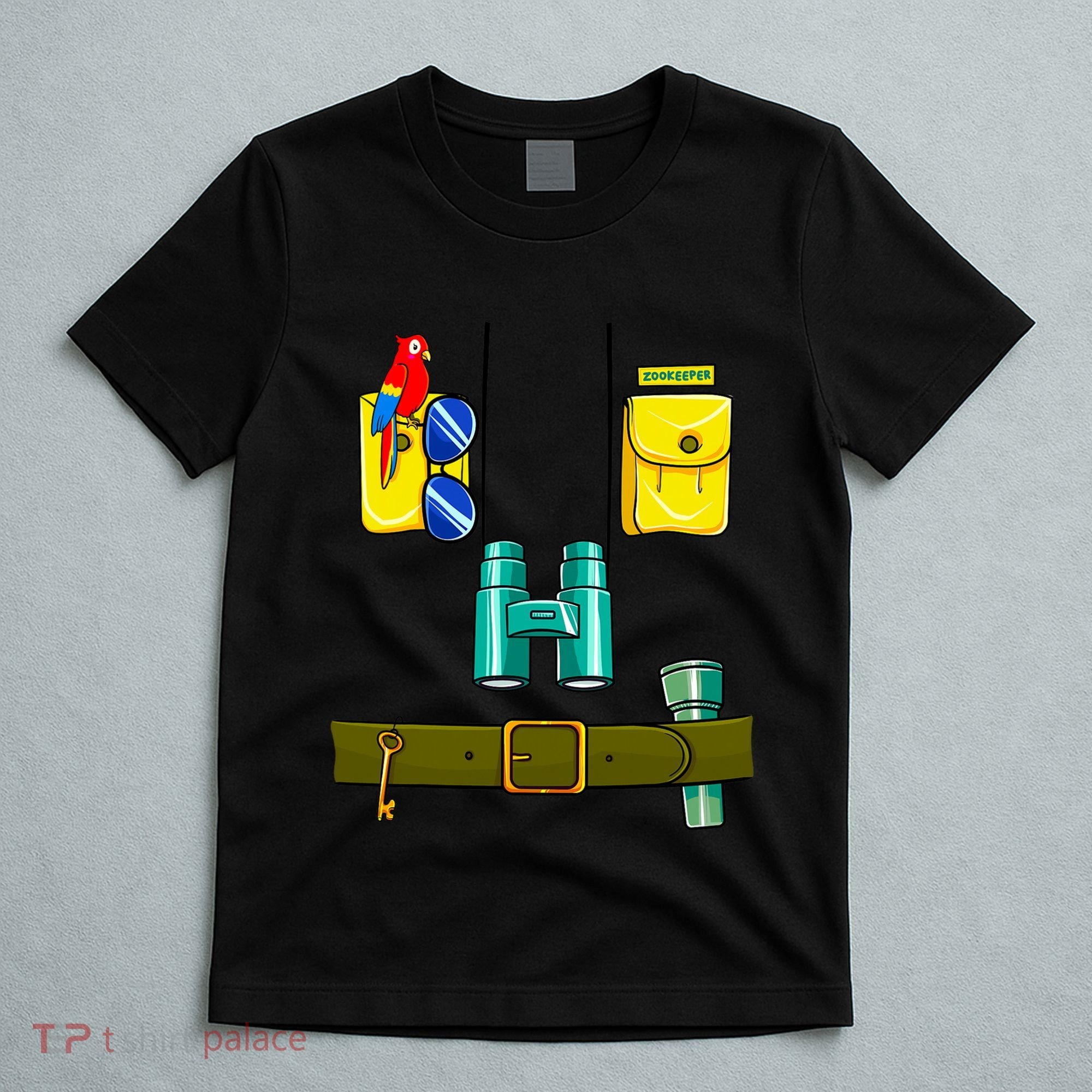 Zookeeper Costume Halloween DIY Jungle Safari Zoo Keeper T-Shirt
