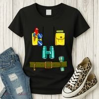 Zookeeper Costume Halloween DIY Jungle Safari Zoo Keeper Women's T-Shirt thumb 3