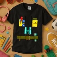 Zookeeper Costume Halloween DIY Jungle Safari Zoo Keeper Kids T-Shirt thumb 3