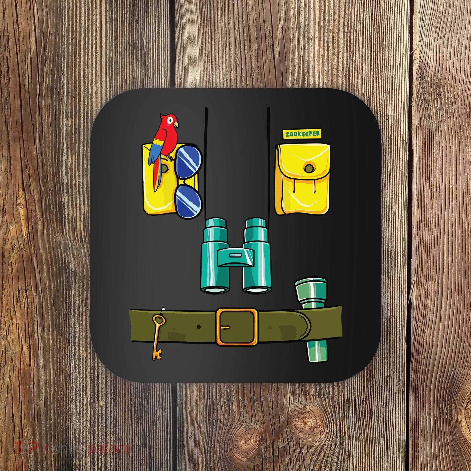 Zookeeper Costume Halloween DIY Jungle Safari Zoo Keeper Coaster