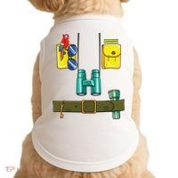 Zookeeper Costume Halloween DIY Jungle Safari Zoo Keeper Doggie Tank thumb 0