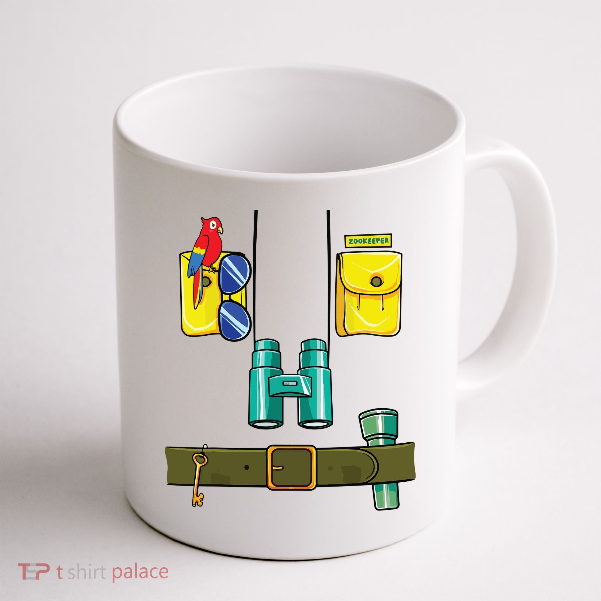 Zookeeper Costume Halloween DIY Jungle Safari Zoo Keeper Coffee Mug