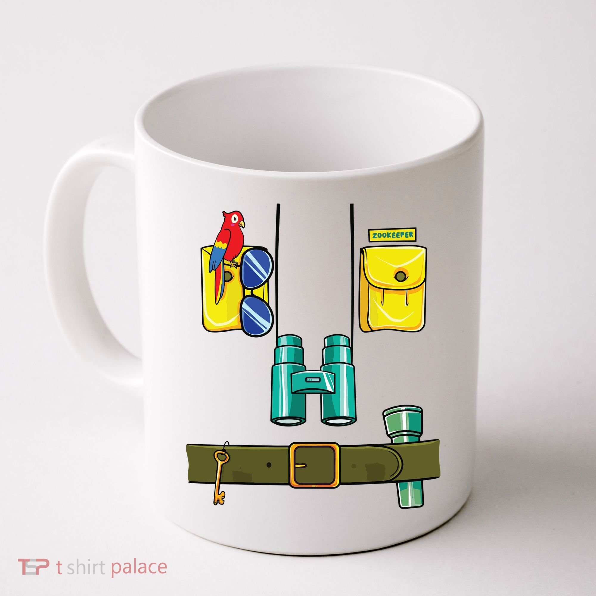 Zookeeper Costume Halloween DIY Jungle Safari Zoo Keeper Coffee Mug