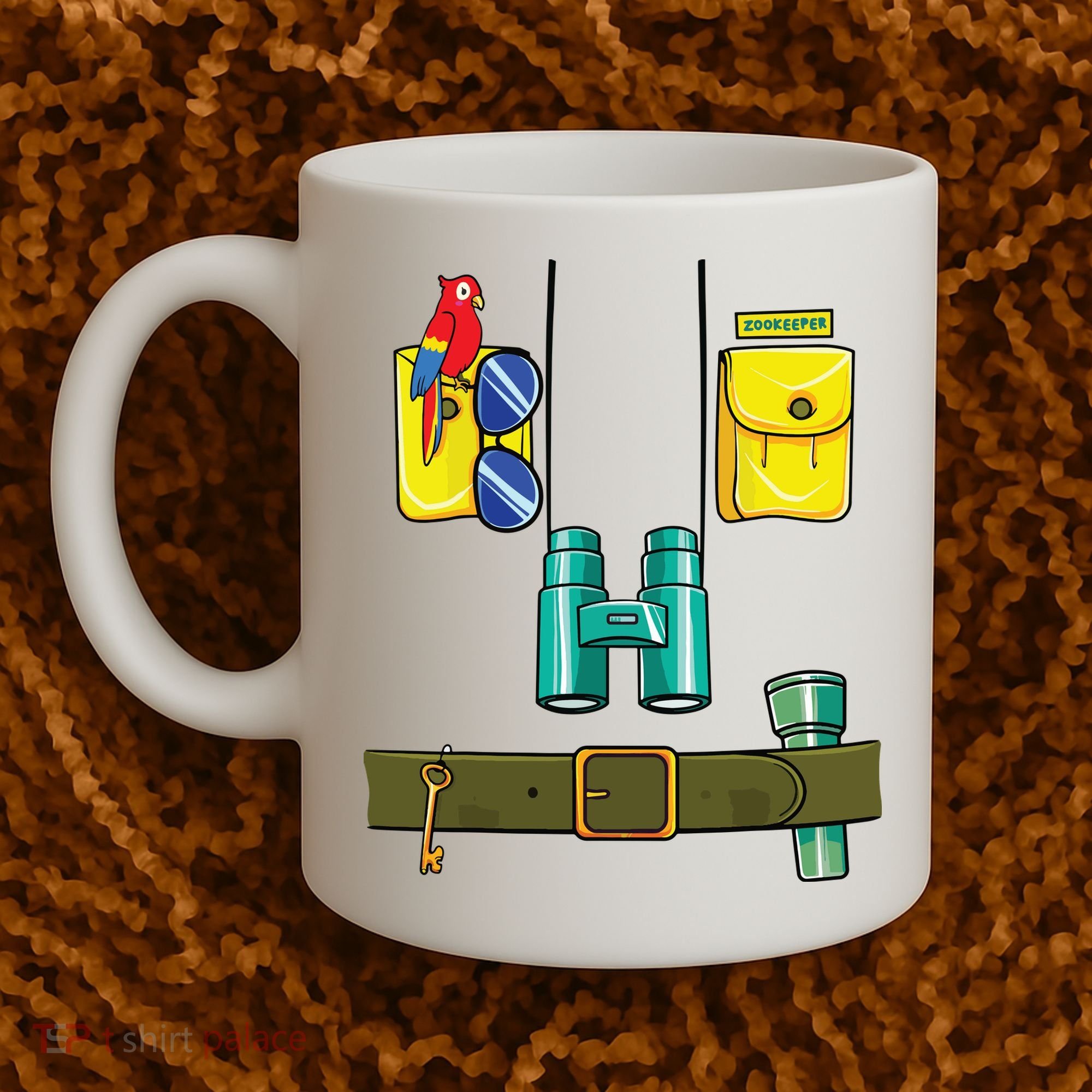 Zookeeper Costume Halloween DIY Jungle Safari Zoo Keeper Coffee Mug