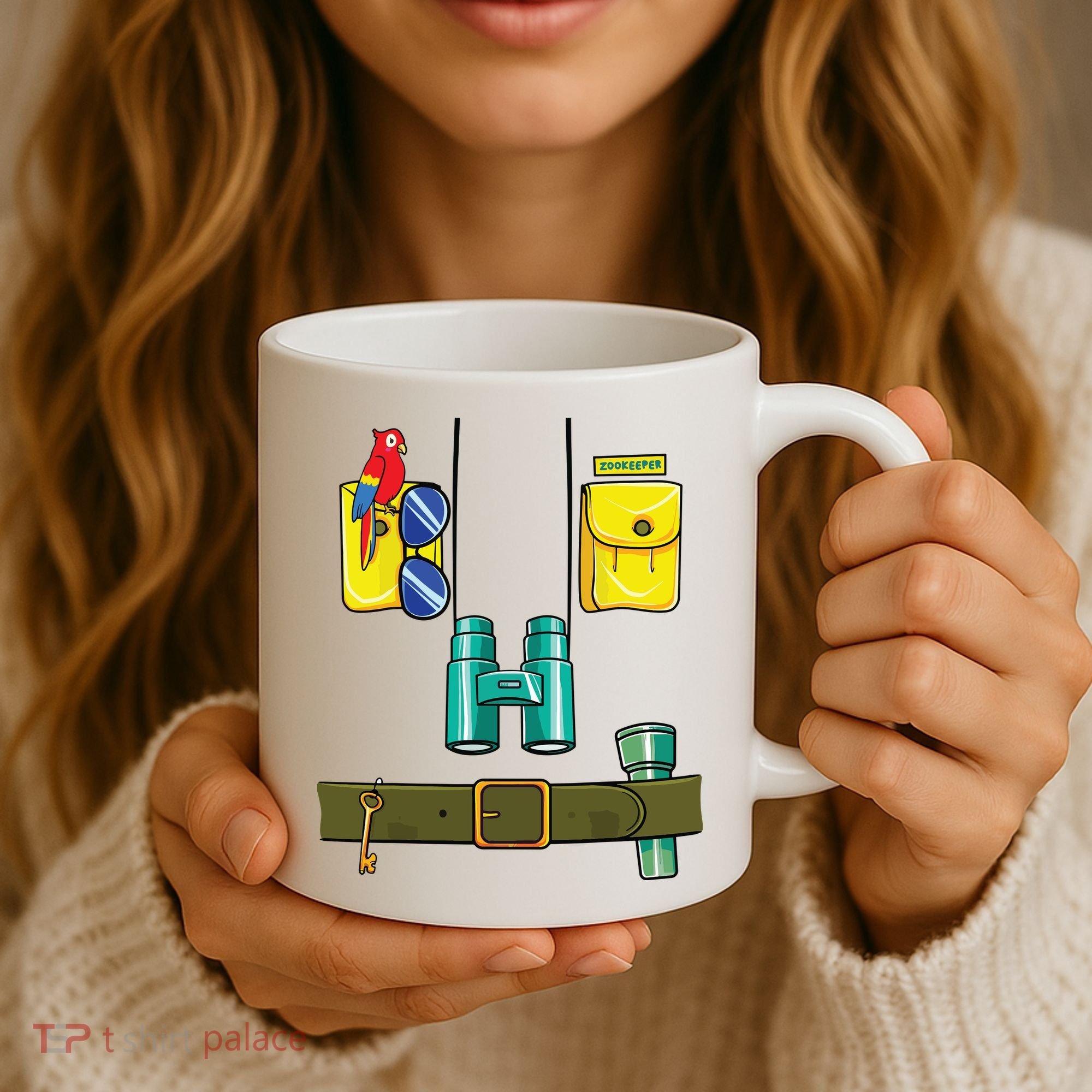Zookeeper Costume Halloween DIY Jungle Safari Zoo Keeper Coffee Mug