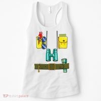 Zookeeper Costume Halloween DIY Jungle Safari Zoo Keeper Women's Tank Top thumb 0