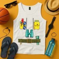 Zookeeper Costume Halloween DIY Jungle Safari Zoo Keeper Tank Top thumb 4
